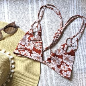 Acacia Rust Magnolia bikini top